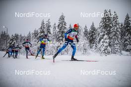 29.11.2020, Ruka, Finland (FIN): Jonas Baumann (SUI), Lauri Vuorinen (FIN), (l-r)  - FIS world cup cross-country, pursuit men, Ruka (FIN). www.nordicfocus.com. © Modica/NordicFocus. Every downloaded picture is fee-liable.