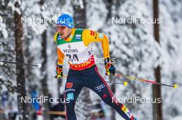 29.11.2020, Ruka, Finland (FIN): Lucas Boegl (GER) - FIS world cup cross-country, pursuit men, Ruka (FIN). www.nordicfocus.com. © Modica/NordicFocus. Every downloaded picture is fee-liable.