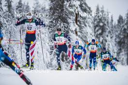 29.11.2020, Ruka, Finland (FIN): Kevin Bolger (USA), Logan Hanneman (USA), (l-r)  - FIS world cup cross-country, pursuit men, Ruka (FIN). www.nordicfocus.com. © Modica/NordicFocus. Every downloaded picture is fee-liable.