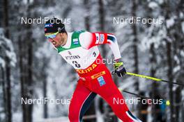 29.11.2020, Ruka, Finland (FIN): Emil Iversen (NOR) - FIS world cup cross-country, pursuit men, Ruka (FIN). www.nordicfocus.com. © Modica/NordicFocus. Every downloaded picture is fee-liable.