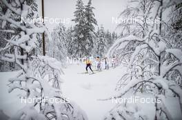 29.11.2020, Ruka, Finland (FIN): Katharina Hennig (GER), Moa Lundgren (SWE), (l-r)  - FIS world cup cross-country, pursuit women, Ruka (FIN). www.nordicfocus.com. © Modica/NordicFocus. Every downloaded picture is fee-liable.