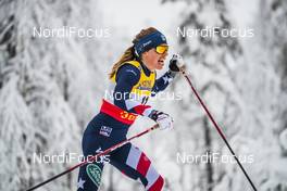 29.11.2020, Ruka, Finland (FIN): Rosie Brennan (USA) - FIS world cup cross-country, pursuit women, Ruka (FIN). www.nordicfocus.com. © Modica/NordicFocus. Every downloaded picture is fee-liable.