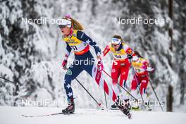 29.11.2020, Ruka, Finland (FIN): Hailey Swirbul (USA) - FIS world cup cross-country, pursuit women, Ruka (FIN). www.nordicfocus.com. © Modica/NordicFocus. Every downloaded picture is fee-liable.