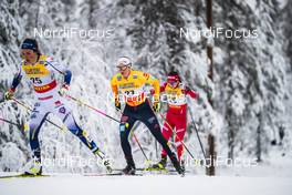29.11.2020, Ruka, Finland (FIN): Victoria Carl (GER), Moa Lundgren (SWE), (l-r)  - FIS world cup cross-country, pursuit women, Ruka (FIN). www.nordicfocus.com. © Modica/NordicFocus. Every downloaded picture is fee-liable.