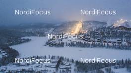 26.11.2020, Ruka, Finland (FIN): Aerial view of RukaÕs Stadium   - FIS world cup cross-country, training, Ruka (FIN). www.nordicfocus.com. © Modica/NordicFocus. Every downloaded picture is fee-liable.