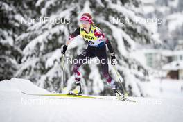 13.12.2020, Davos, Switzerland (SUI): Teresa Stadlober (AUT) - FIS world cup cross-country, 10km women, Davos (SUI). www.nordicfocus.com. © Modica/NordicFocus. Every downloaded picture is fee-liable.