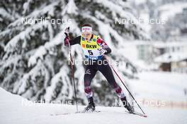 13.12.2020, Davos, Switzerland (SUI): Lisa Unterweger (AUT) - FIS world cup cross-country, 10km women, Davos (SUI). www.nordicfocus.com. © Modica/NordicFocus. Every downloaded picture is fee-liable.
