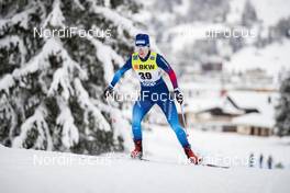 13.12.2020, Davos, Switzerland (SUI): Nadine Faehndrich (SUI) - FIS world cup cross-country, 10km women, Davos (SUI). www.nordicfocus.com. © Modica/NordicFocus. Every downloaded picture is fee-liable.