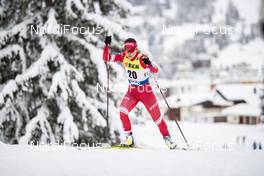 13.12.2020, Davos, Switzerland (SUI): Alisa Zhambalova (RUS) - FIS world cup cross-country, 10km women, Davos (SUI). www.nordicfocus.com. © Modica/NordicFocus. Every downloaded picture is fee-liable.