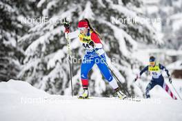 13.12.2020, Davos, Switzerland (SUI): Anja Ilic (SRB) - FIS world cup cross-country, 10km women, Davos (SUI). www.nordicfocus.com. © Modica/NordicFocus. Every downloaded picture is fee-liable.