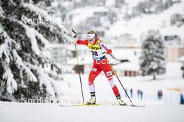 13.12.2020, Davos, Switzerland (SUI): Weronika Kaleta (POL) - FIS world cup cross-country, 10km women, Davos (SUI). www.nordicfocus.com. © Modica/NordicFocus. Every downloaded picture is fee-liable.