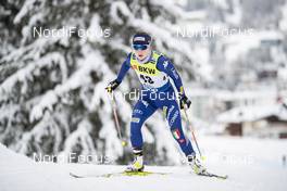 13.12.2020, Davos, Switzerland (SUI): Anna Comarella (ITA) - FIS world cup cross-country, 10km women, Davos (SUI). www.nordicfocus.com. © Modica/NordicFocus. Every downloaded picture is fee-liable.