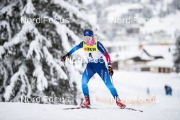 13.12.2020, Davos, Switzerland (SUI): Anja Lozza (SUI) - FIS world cup cross-country, 10km women, Davos (SUI). www.nordicfocus.com. © Modica/NordicFocus. Every downloaded picture is fee-liable.