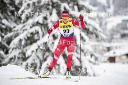 13.12.2020, Davos, Switzerland (SUI): Natalia Nepryaeva (RUS) - FIS world cup cross-country, 10km women, Davos (SUI). www.nordicfocus.com. © Modica/NordicFocus. Every downloaded picture is fee-liable.