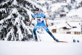 13.12.2020, Davos, Switzerland (SUI): Hugo Lapalus (FRA) - FIS world cup cross-country, 15km men, Davos (SUI). www.nordicfocus.com. © Modica/NordicFocus. Every downloaded picture is fee-liable.