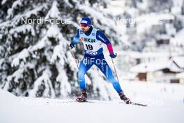 13.12.2020, Davos, Switzerland (SUI): Dajan Danuser (SUI) - FIS world cup cross-country, 15km men, Davos (SUI). www.nordicfocus.com. © Modica/NordicFocus. Every downloaded picture is fee-liable.