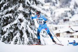 13.12.2020, Davos, Switzerland (SUI): Adrien Backscheider (FRA) - FIS world cup cross-country, 15km men, Davos (SUI). www.nordicfocus.com. © Modica/NordicFocus. Every downloaded picture is fee-liable.