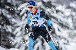 13.12.2020, Davos, Switzerland (SUI): Candide Pralong (SUI) - FIS world cup cross-country, 15km men, Davos (SUI). www.nordicfocus.com. © Modica/NordicFocus. Every downloaded picture is fee-liable.