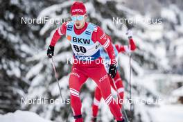 13.12.2020, Davos, Switzerland (SUI): Ermil Vokuev (RUS) - FIS world cup cross-country, 15km men, Davos (SUI). www.nordicfocus.com. © Modica/NordicFocus. Every downloaded picture is fee-liable.