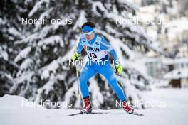 13.12.2020, Davos, Switzerland (SUI): Georgios Anastasiadis (GRE) - FIS world cup cross-country, 15km men, Davos (SUI). www.nordicfocus.com. © Modica/NordicFocus. Every downloaded picture is fee-liable.