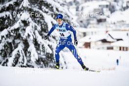 13.12.2020, Davos, Switzerland (SUI): Davide Graz (ITA) - FIS world cup cross-country, 15km men, Davos (SUI). www.nordicfocus.com. © Modica/NordicFocus. Every downloaded picture is fee-liable.