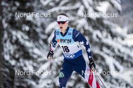 13.12.2020, Davos, Switzerland (SUI): Adam Martin (USA) - FIS world cup cross-country, 15km men, Davos (SUI). www.nordicfocus.com. © Modica/NordicFocus. Every downloaded picture is fee-liable.