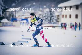 12.12.2020, Davos, Switzerland (SUI): Sophie Caldwell Hamilton (USA) - FIS world cup cross-country, individual sprint, Davos (SUI). www.nordicfocus.com. © Modica/NordicFocus. Every downloaded picture is fee-liable.