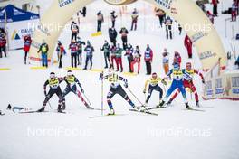 12.12.2020, Davos, Switzerland (SUI): Lisa Unterweger (AUT), Rosie Brennan (USA), Katerina Janatova (CZE), Anamarija Lampic (SLO), (l-r)  - FIS world cup cross-country, individual sprint, Davos (SUI). www.nordicfocus.com. © Modica/NordicFocus. Every downloaded picture is fee-liable.