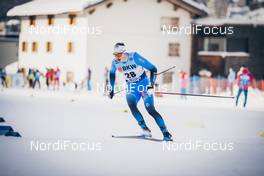 12.12.2020, Davos, Switzerland (SUI): Jules Chappaz (FRA) - FIS world cup cross-country, individual sprint, Davos (SUI). www.nordicfocus.com. © Modica/NordicFocus. Every downloaded picture is fee-liable.