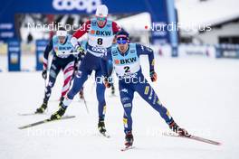 12.12.2020, Davos, Switzerland (SUI): Federico Pellegrino (ITA), Andrew Young (GBR), (l-r)  - FIS world cup cross-country, individual sprint, Davos (SUI). www.nordicfocus.com. © Modica/NordicFocus. Every downloaded picture is fee-liable.