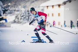 12.12.2020, Davos, Switzerland (SUI): Tobias Habenicht (AUT) - FIS world cup cross-country, individual sprint, Davos (SUI). www.nordicfocus.com. © Modica/NordicFocus. Every downloaded picture is fee-liable.