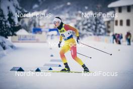 12.12.2020, Davos, Switzerland (SUI): Bayani Jialin (CHN) - FIS world cup cross-country, individual sprint, Davos (SUI). www.nordicfocus.com. © Modica/NordicFocus. Every downloaded picture is fee-liable.