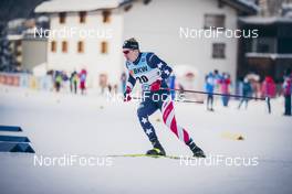 12.12.2020, Davos, Switzerland (SUI): Logan Hanneman (USA) - FIS world cup cross-country, individual sprint, Davos (SUI). www.nordicfocus.com. © Modica/NordicFocus. Every downloaded picture is fee-liable.