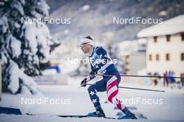 12.12.2020, Davos, Switzerland (SUI): Simeon Hamilton (USA) - FIS world cup cross-country, individual sprint, Davos (SUI). www.nordicfocus.com. © Modica/NordicFocus. Every downloaded picture is fee-liable.