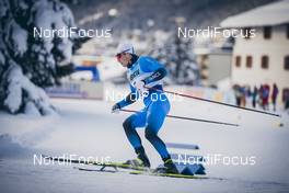 12.12.2020, Davos, Switzerland (SUI): Lucas Chanavat (FRA) - FIS world cup cross-country, individual sprint, Davos (SUI). www.nordicfocus.com. © Modica/NordicFocus. Every downloaded picture is fee-liable.