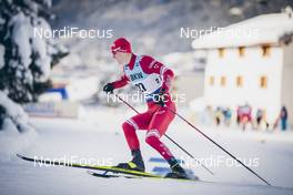 12.12.2020, Davos, Switzerland (SUI): Sergey Ardashev (RUS) - FIS world cup cross-country, individual sprint, Davos (SUI). www.nordicfocus.com. © Modica/NordicFocus. Every downloaded picture is fee-liable.