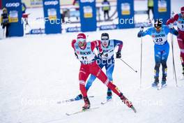 12.12.2020, Davos, Switzerland (SUI): Artem Maltsev (RUS), Valerio Grond (SUI), (l-r)  - FIS world cup cross-country, individual sprint, Davos (SUI). www.nordicfocus.com. © Modica/NordicFocus. Every downloaded picture is fee-liable.