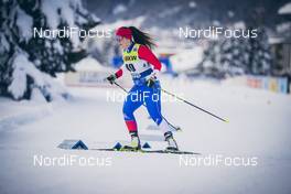 12.12.2020, Davos, Switzerland (SUI): Anja Ilic (SRB) - FIS world cup cross-country, individual sprint, Davos (SUI). www.nordicfocus.com. © Modica/NordicFocus. Every downloaded picture is fee-liable.