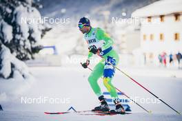 12.12.2020, Davos, Switzerland (SUI): Steve Hiestand (BRA) - FIS world cup cross-country, individual sprint, Davos (SUI). www.nordicfocus.com. © Modica/NordicFocus. Every downloaded picture is fee-liable.