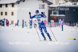 12.12.2020, Davos, Switzerland (SUI): Davide Graz (ITA) - FIS world cup cross-country, individual sprint, Davos (SUI). www.nordicfocus.com. © Modica/NordicFocus. Every downloaded picture is fee-liable.