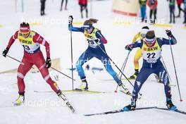 12.12.2020, Davos, Switzerland (SUI): Natalia Nepryaeva (RUS), Lea Fischer (SUI), (l-r)  - FIS world cup cross-country, individual sprint, Davos (SUI). www.nordicfocus.com. © Modica/NordicFocus. Every downloaded picture is fee-liable.