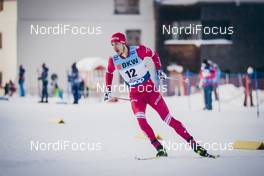 12.12.2020, Davos, Switzerland (SUI): Gleb Retivykh (RUS) - FIS world cup cross-country, individual sprint, Davos (SUI). www.nordicfocus.com. © Modica/NordicFocus. Every downloaded picture is fee-liable.