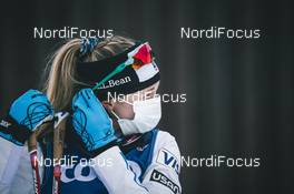 11.12.2020, Davos, Switzerland (SUI): Jessie Diggins (USA) - FIS world cup cross-country, training, Davos (SUI). www.nordicfocus.com. © Modica/NordicFocus. Every downloaded picture is fee-liable.