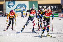 19.12.2020, Dresden, Germany (GER): Jessie Diggins (USA), Katerina Janatova (CZE), (l-r)  - FIS world cup cross-country, individual sprint, Dresden (GER). www.nordicfocus.com. © Modica/NordicFocus. Every downloaded picture is fee-liable.