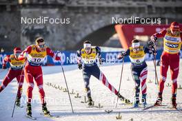 19.12.2020, Dresden, Germany (GER): Kevin Bolger (USA), Simeon Hamilton (USA), (l-r)  - FIS world cup cross-country, individual sprint, Dresden (GER). www.nordicfocus.com. © Modica/NordicFocus. Every downloaded picture is fee-liable.
