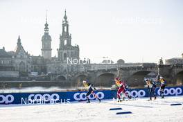 19.12.2020, Dresden, Germany (GER): Simeon Hamilton (USA), Alexander Terentev (RUS), (l-r)  - FIS world cup cross-country, individual sprint, Dresden (GER). www.nordicfocus.com. © Modica/NordicFocus. Every downloaded picture is fee-liable.