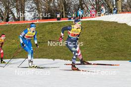 20.12.2020, Dresden, Germany (GER): Hannah Halvorsen (USA), Eva Urevc (SLO), (l-r)  - FIS world cup cross-country, team sprint, Dresden (GER). www.nordicfocus.com. © Modica/NordicFocus. Every downloaded picture is fee-liable.