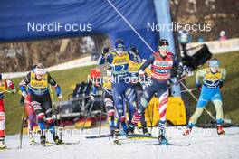 20.12.2020, Dresden, Germany (GER): Lucia Scardoni (ITA), Sophie Caldwell Hamilton (USA), (l-r)  - FIS world cup cross-country, team sprint, Dresden (GER). www.nordicfocus.com. © Modica/NordicFocus. Every downloaded picture is fee-liable.