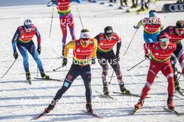 20.12.2020, Dresden, Germany (GER): Thomas Bing (GER), Artem Maltsev (RUS), Dmytro Drahun (UKR), Benjamin Moser (AUT), (l-r)  - FIS world cup cross-country, team sprint, Dresden (GER). www.nordicfocus.com. © Modica/NordicFocus. Every downloaded picture is fee-liable.