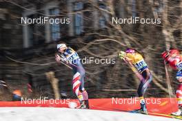 20.12.2020, Dresden, Germany (GER): Julia Kern (USA), Sofie Krehl (GER), (l-r)  - FIS world cup cross-country, team sprint, Dresden (GER). www.nordicfocus.com. © Modica/NordicFocus. Every downloaded picture is fee-liable.